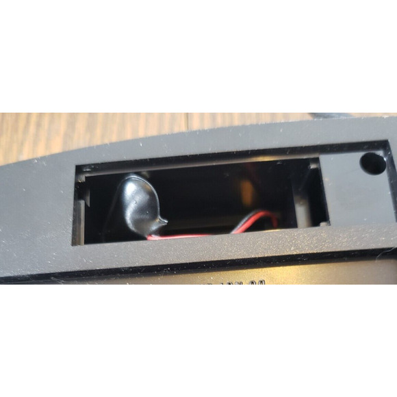 GE Vintage Clock Radio Black Model No 7-4615A AM FM Radio Tested Working - Picture 11 of 13